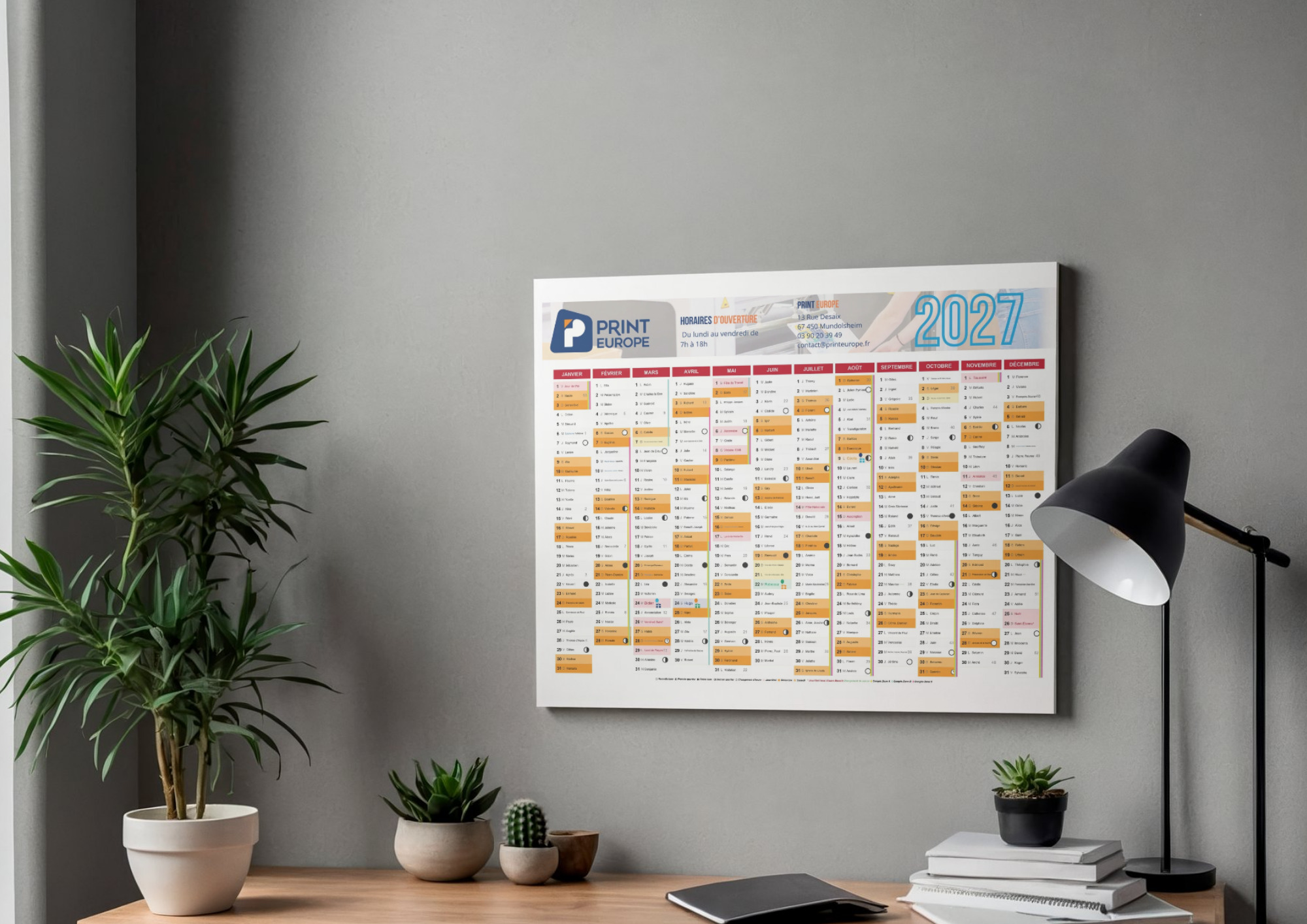 Calendrier rigide